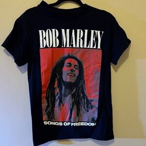 Zion Rootswear Bob Marley Black Tee